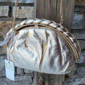 UE Rose Gold Purse Bag Metal Chain NWT